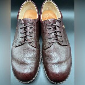 Finn Comfort Germany Dark Brown Lace Up Leather Shoes Sz 10 1/2 Men